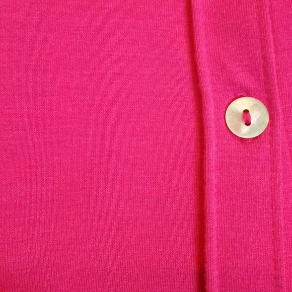 Vintage i..e. Relaxed Fuchsia Button Down Shirt Size L - Picture 2 of 5